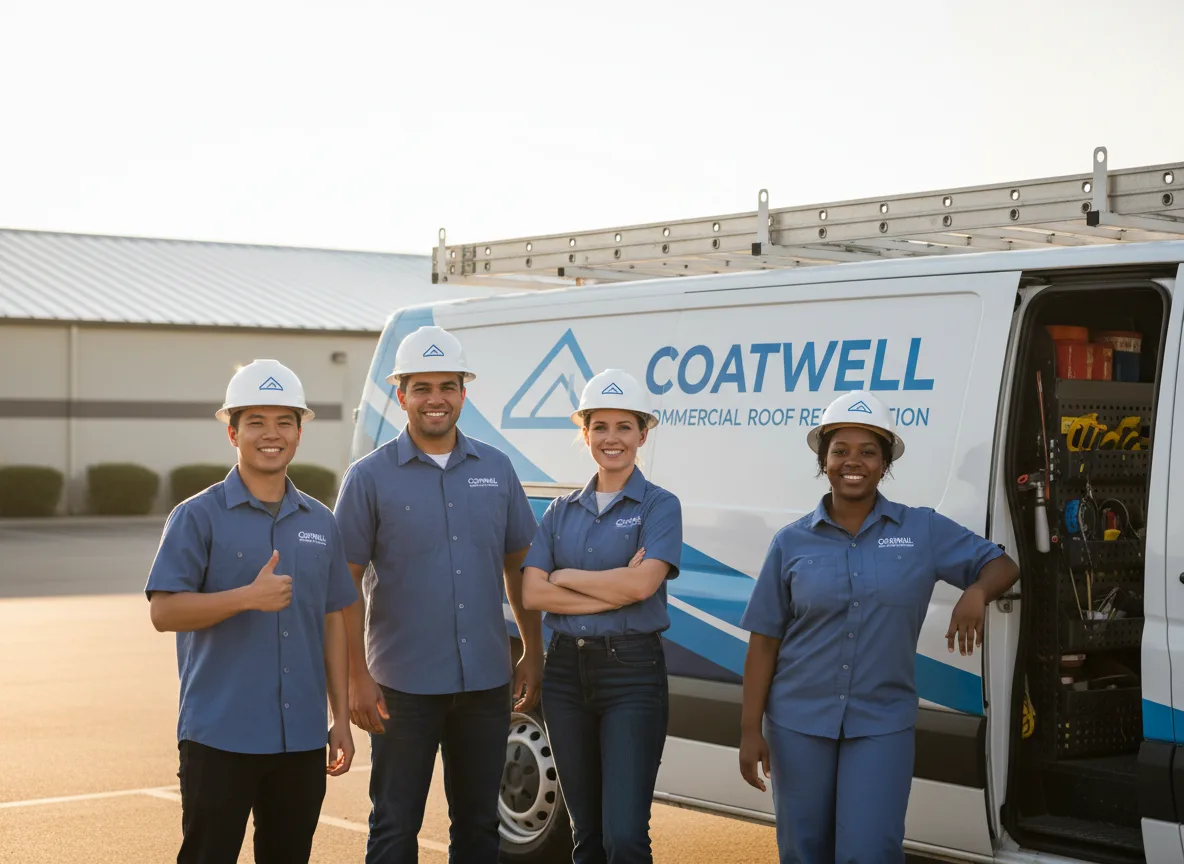 Commercial roof coating company in Wayne, IL